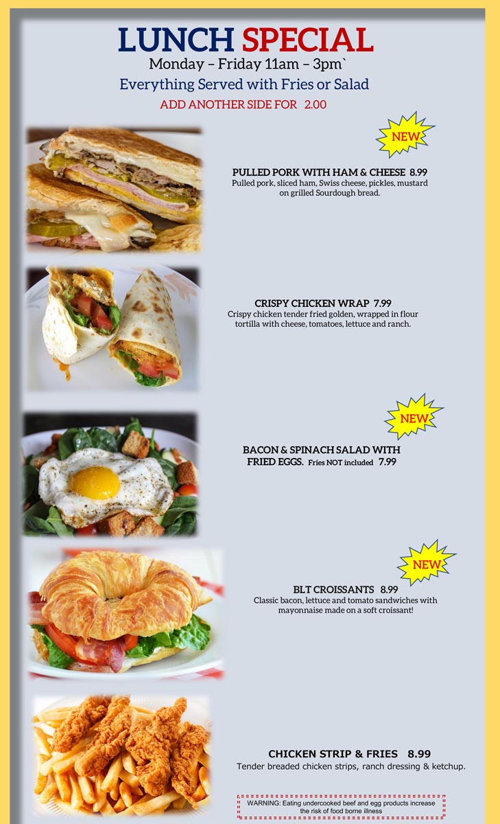 Menu Lubbock Breakfast House