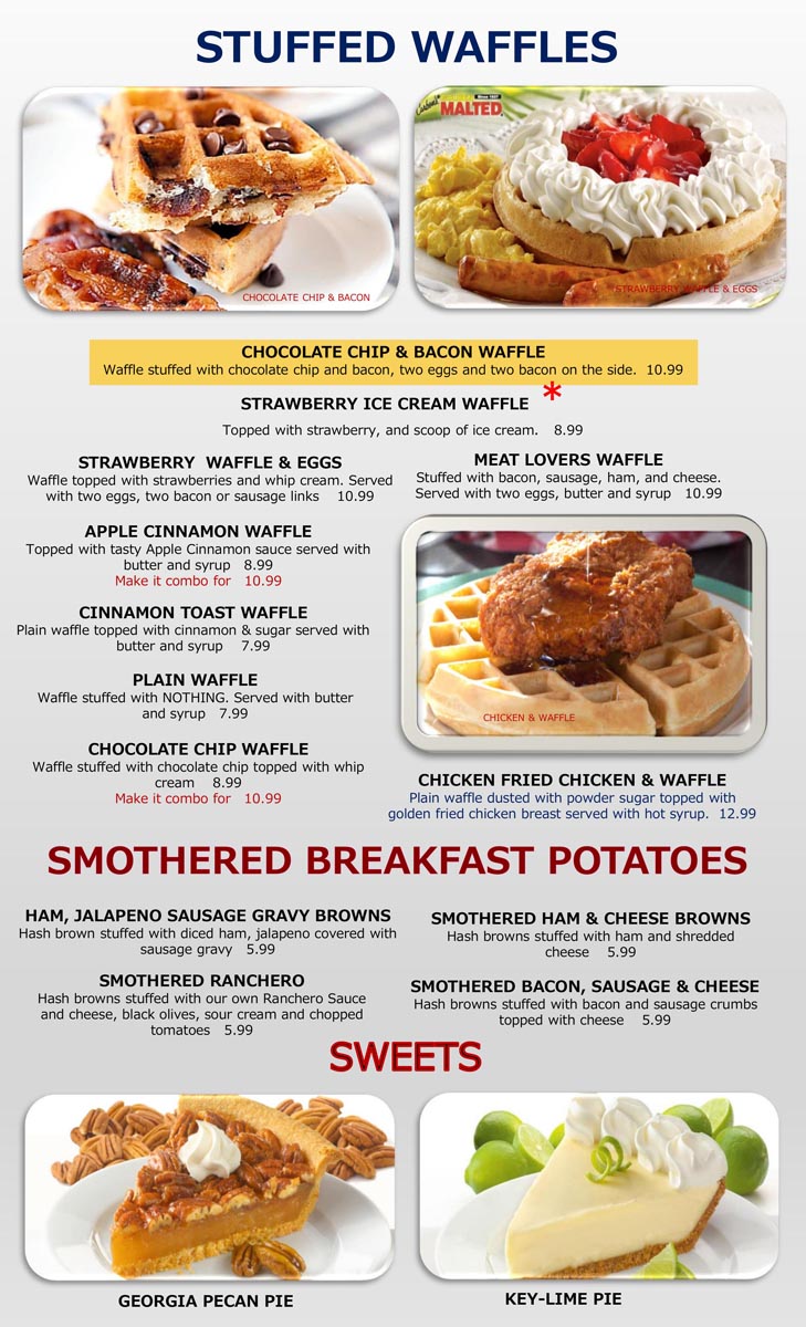 Menu Lubbock Breakfast House